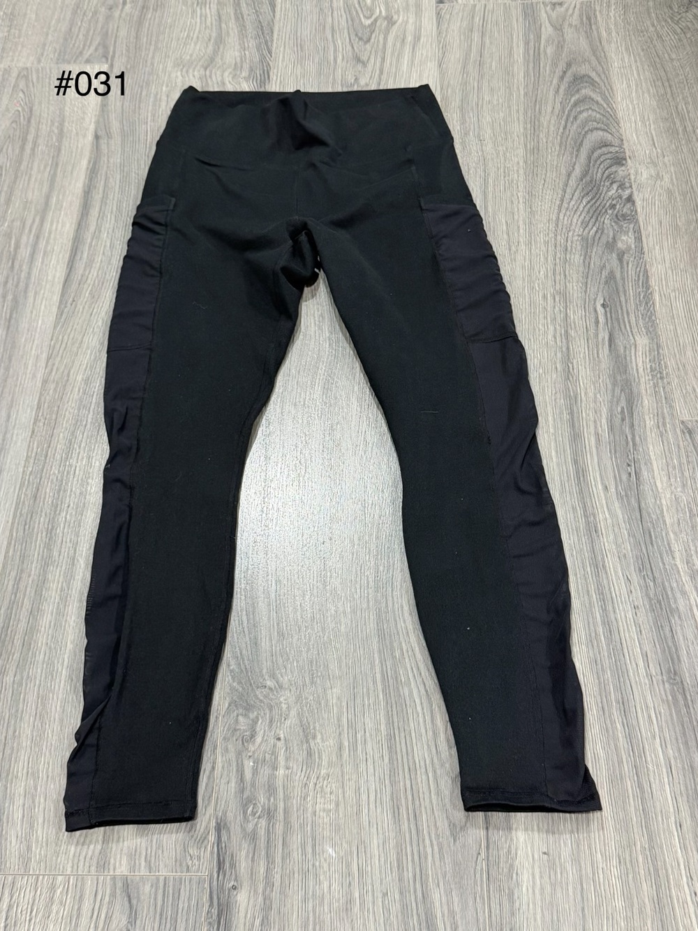 Fabletics Black women leggings with Side Panels